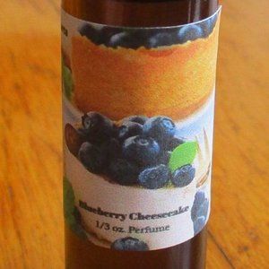 Handmade "Blueberry Cheesecake" Rollerball Perfume by 2Hearts-1/3 oz. Bottle